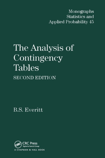 Book cover of: Analysis of Contingency Tables. By: Brian S. Everitt
