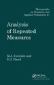 Book cover of: Analysis of Repeated Measures. By: M. J. Crowder