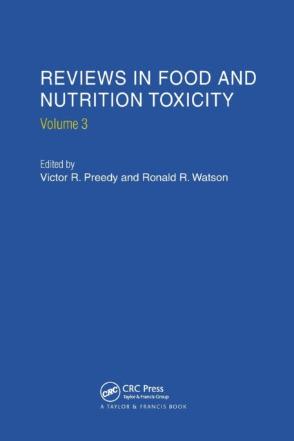 Book cover of: Reviews in Food and Nutrition Toxicity, Volume 3
