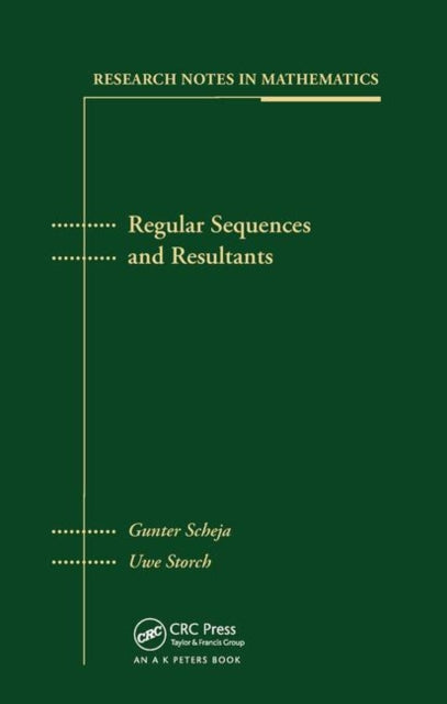Book cover of: Regular Sequences and Resultants