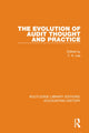 Book cover of: Evolution of Audit Thought and Practice. By: T. A. Lee