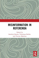 Book cover of: Misinformation in Referenda. By: Sandrine Baume