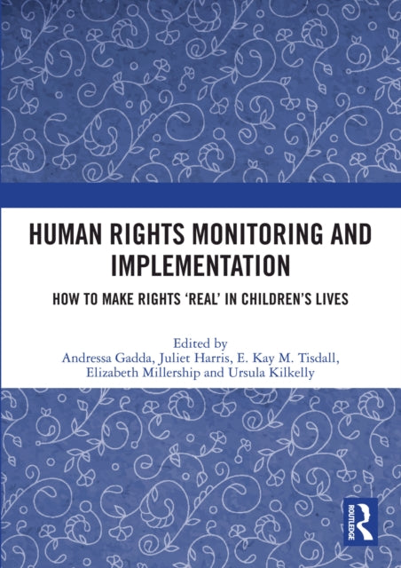 Book cover of: Human Rights Monitoring and Implementation. By: Andressa M. Gadda