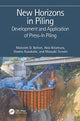 Book cover of: New Horizons in Piling. By: Malcolm Bolton