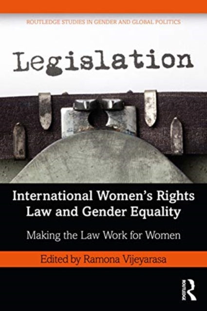 Book cover of: International Women’s Rights Law and Gender Equality. By: Ramona Vijeyarasa