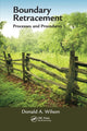 Book cover of: Boundary Retracement. By: Wilson, Donald A.