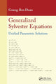 Book cover of: Generalized Sylvester Equations. By: Guangren Duan