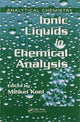 Book cover of: Ionic Liquids in Chemical Analysis