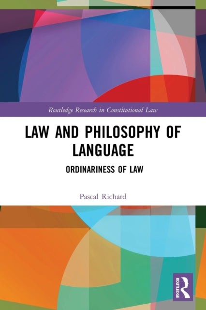 Book cover of: Law and Philosophy of Language. By: Pascal Richard