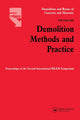 Book cover of: Demolition Methods and Practice V1. By: Y. Kasai