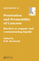Book cover of: Penetration and Permeability of Concrete. By: H. W. Reinhardt