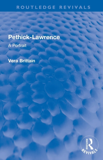 Book cover of: Pethick-Lawrence. By: Vera Brittain