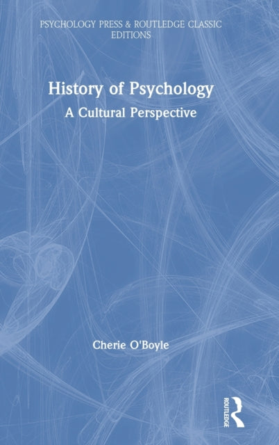 Book cover of: History of Psychology. By: Cherie Goodenow O'Boyle