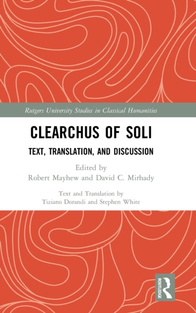Book cover of: Clearchus of Soli