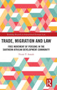 Book cover of: Trade, Migration and Law. By: Victor T. Amadi