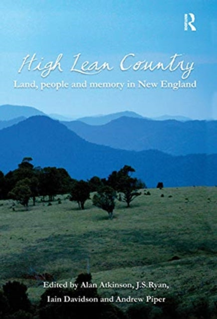 Book cover of: High Lean Country. By: Alan Atkinson