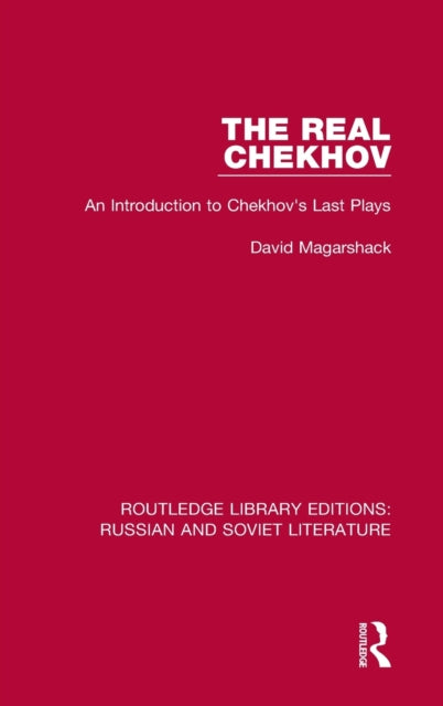 Book cover of: Real Chekhov. By: David Magarshack