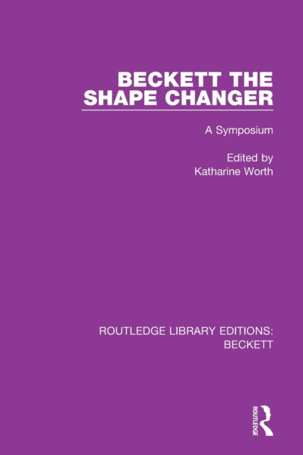 Book cover of: Beckett the Shape Changer. By: Katharine Worth