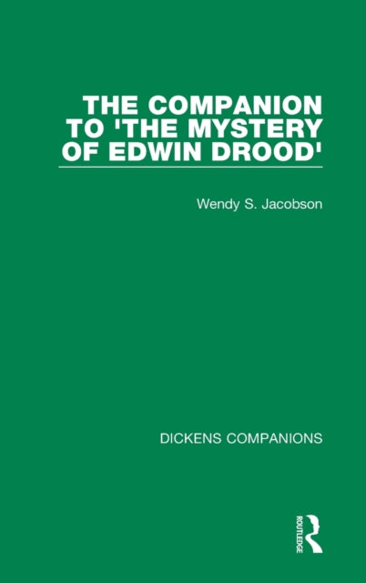 Book cover of: Companion to 'The Mystery of Edwin Drood'. By: Wendy S. Jacobson