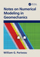 Book cover of: Notes on Numerical Modeling in Geomechanics