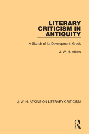 Literary Criticism in Antiquity