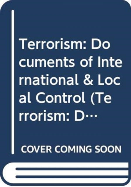 Book cover of: Terrorism: First Series, Volume 74