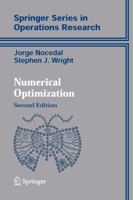 Book cover of: Numerical Optimization. By: Jorge Nocedal