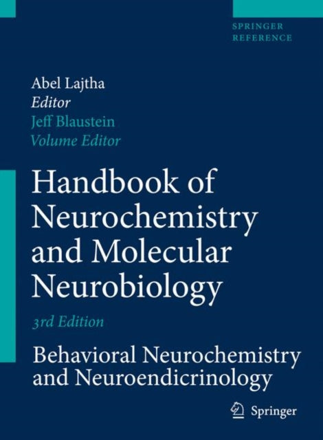Book cover of: Handbook of Neurochemistry and Molecular Neurobiology