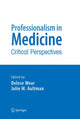 Book cover of: Professionalism in Medicine