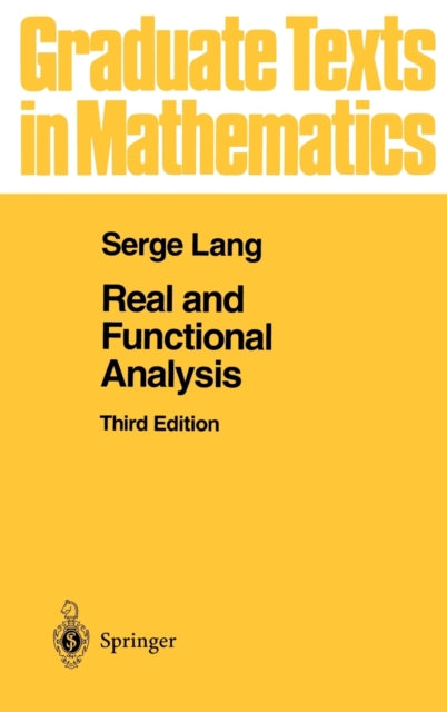 Book cover of: Real and Functional Analysis