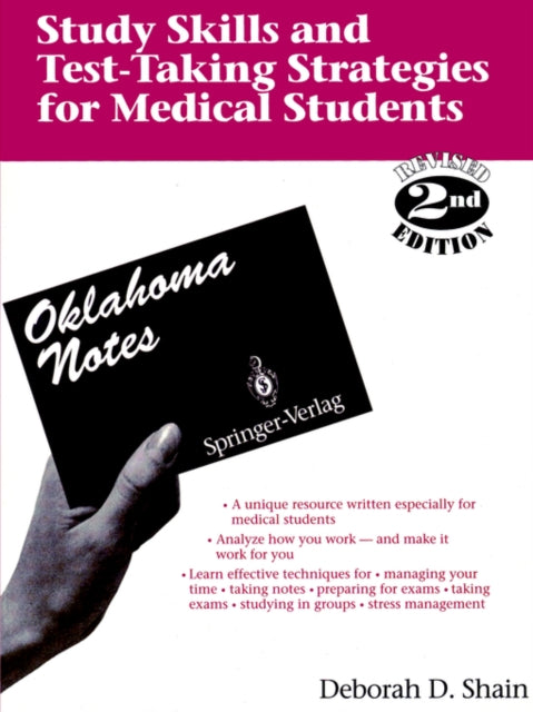 Book cover of: Study Skills and Test-Taking Strategies for Medical Students