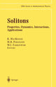Book cover of: Solitons