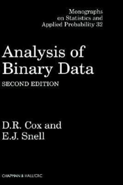 Book cover of: Analysis of Binary Data