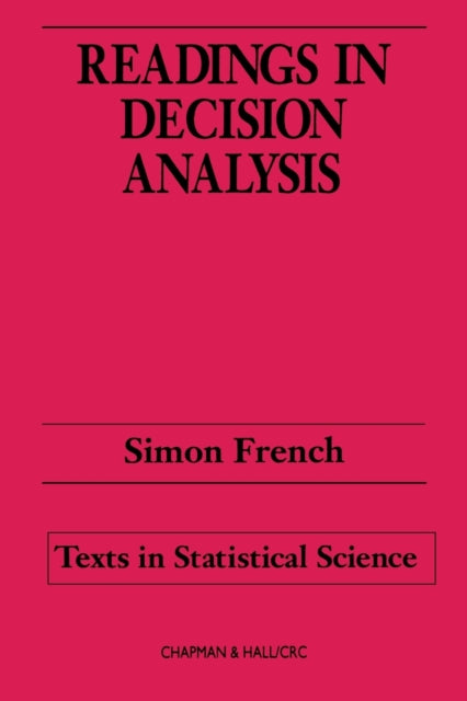 Book cover of: Readings in Decision Analysis