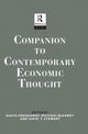 Book cover of: Companion to Contemporary Economic Thought