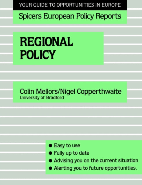 Book cover of: Regional Policy