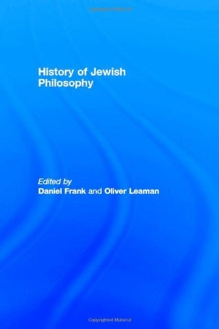 Book cover of: History of Jewish Philosophy