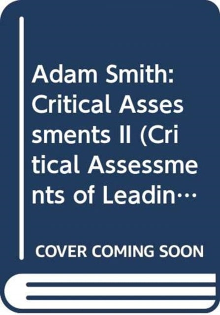 Book cover of: Adam Smith. By: John Wood