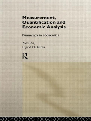 Measurement, Quantification and Economic Analysis