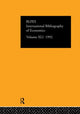 Book cover of: IBSS: Economics: 1992 Vol 41. By: Brit Lib Pol &