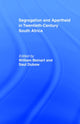 Book cover of: Segregation and Apartheid in Twentieth Century South Africa