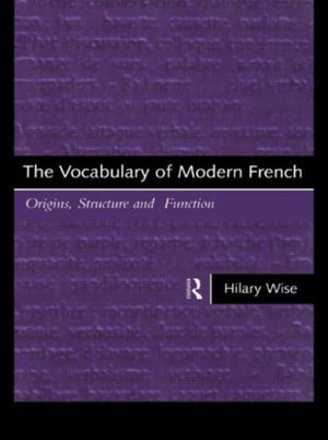 Vocabulary of Modern French