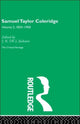 Book cover of: Samuel Taylor Coleridge. By: De J. Jackson