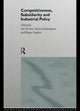 Book cover of: Competitiveness, Subsidiarity and Industrial Policy