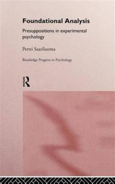 Book cover of: Foundational Analysis