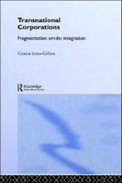 Book cover of: Transnational Corporations. By: Ietto-Gillies
