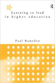 Book cover of: Learning to Lead in Higher Education