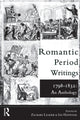Book cover of: Romantic Period Writings 1798-1832: An Anthology. By: Zachary Leader