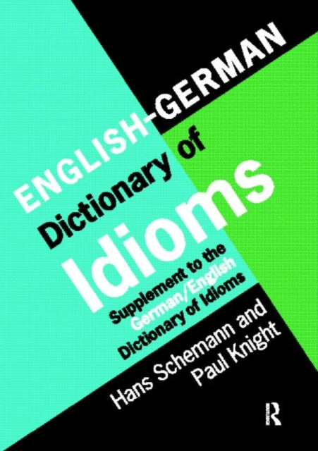 Book cover of: English/German Dictionary of Idioms. By: Profes Schemann