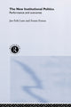 Book cover of: New Institutional Politics. By: Svante Ersson